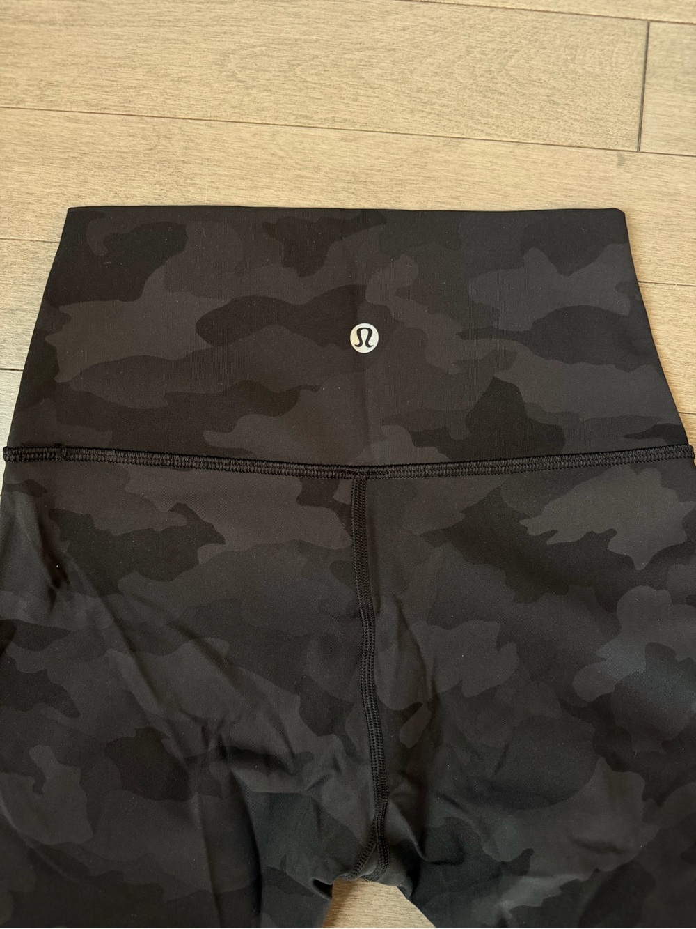 Lululemon High-Rise Camo Leggings - Black